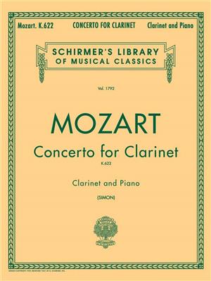 Wolfgang Amadeus Mozart: Clarinet Concerto K.622: Clarinette et Accomp.