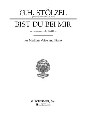 Johann Sebastian Bach: Bist du bei mir (Thou Art My Joy): Chant et Piano