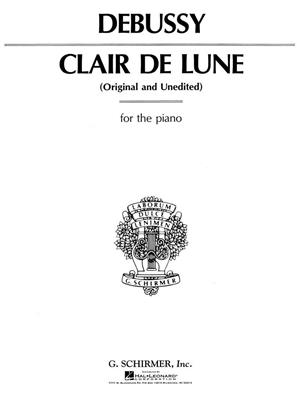 Claude Debussy: Clair de Lune: Solo de Piano