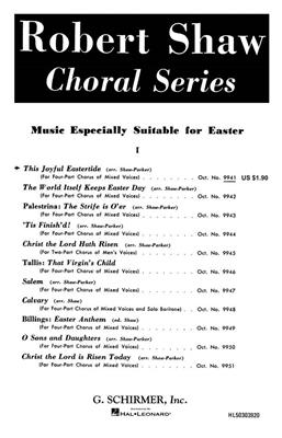 Traditional: This Joyful Eastertide: (Arr. Alice Parker): Chœur Mixte A Cappella