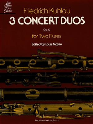 Friedrich Kuhlau: 3 Concert Duos, Op. 10b: Duo pour Flûtes Traversières