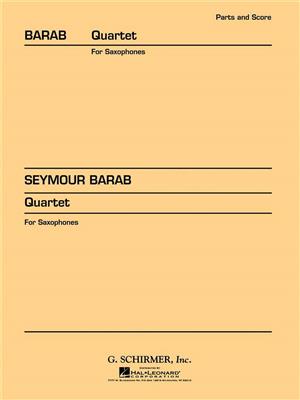 Seymour Barab: Quartet for Saxophones: Saxophones (Ensemble)