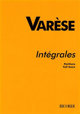 Edgar Varèse: Intégrales: (Arr. Chou Wen-chung): Solo pour Hautbois