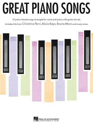 Great Piano Songs: Piano, Voix & Guitare