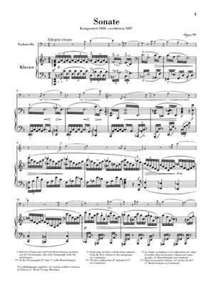 Johannes Brahms: Sonata For Cello & Piano In F Major: Violoncelle et Accomp.