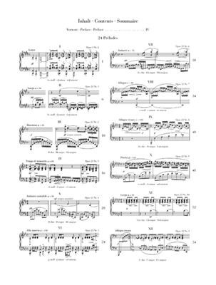 Sergei Rachmaninov: 24 Préludes: Solo de Piano