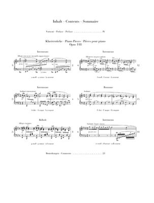 Johannes Brahms: Piano Pieces Op. 118, Nos. 1- 6: Solo de Piano