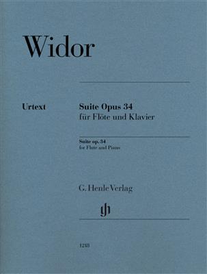 Charles-Marie Widor: Suite Opus 34 für Flöte und Klavier: Flûte Traversière et Accomp.