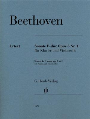 Ludwig van Beethoven: Violoncello Sonata F Major Op. 5 No. 1: Violoncelle et Accomp.