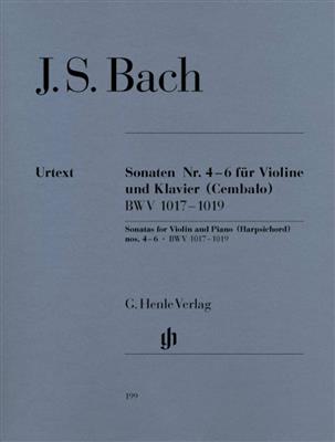 Johann Sebastian Bach: Sonatas no. 4 - 6 for Violin and Piano: Violon et  Accomp. | Musicroom.fr