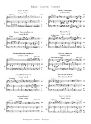Flötenmusik 1 Barock: Flûte Traversière et Accomp.