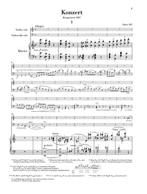 Johannes Brahms: Double Concerto A Minor Op. 102: Trio pour Pianos