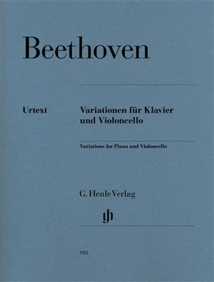 Ludwig van Beethoven: Variations For Piano & Violoncello Urtext: Violoncelle et Accomp.