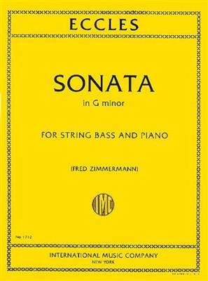 Henry Eccles: Sonata Sol Minore (Zimmermann): Solo pour Contrebasse