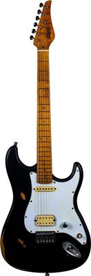 JS800 Electric Guitar - Black (Relic)