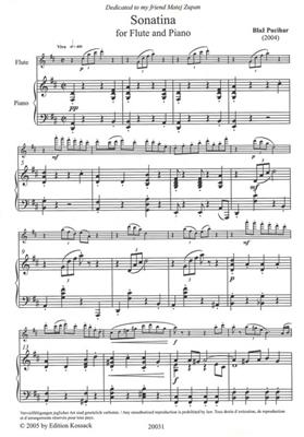 Pucihar: Sonatina: Flûte Traversière et Accomp.