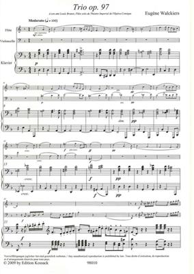 Eugène Walckiers: Trio D-Moll Opus 97: Ensemble de Chambre