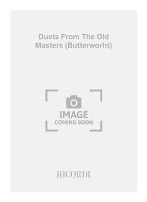 Duets From The Old Masters (Butterworht): Duo pour Clarinettes