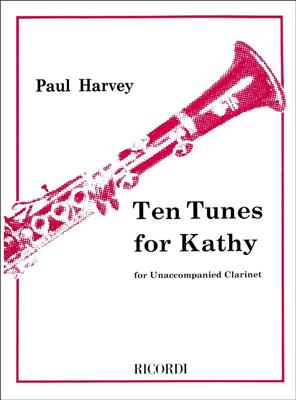 P. Harvey: Ten Tunes For Kathy: Solo pour Clarinette