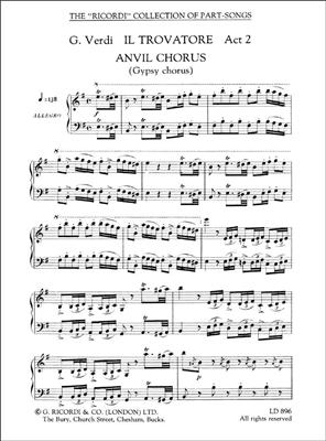 Giuseppe Verdi: Anvil Chorus (Ii Trovatore): Ensemble de Chambre