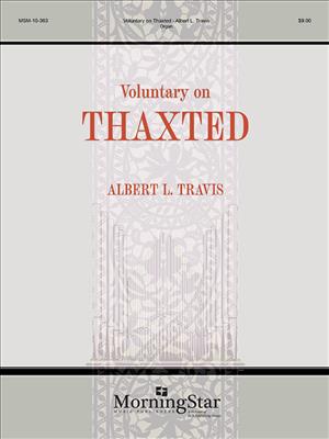 Albert L. Travis: Voluntary on Thaxted: Orgue