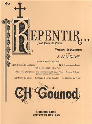 Charles Gounod: Repentir No. 3: Chant et Piano