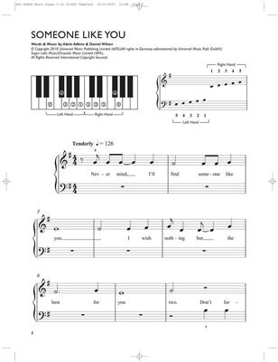 Adele: Easiest 5-Finger Piano Collection: Adele: Solo de Piano
