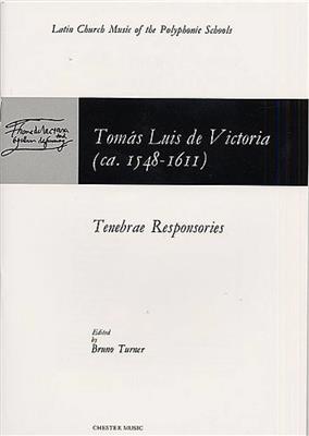 Tomás Luis de Victoria: Tenebrae Responsories: Chœur Mixte et Accomp.
