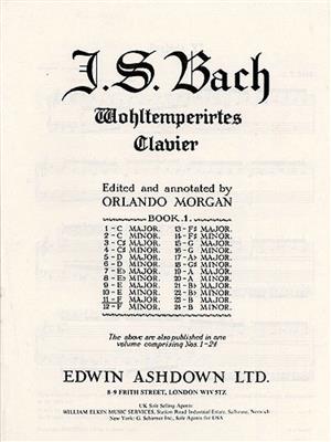 Johann Sebastian Bach: Prelude and Fugue No. 11 In F Major: Solo de Piano