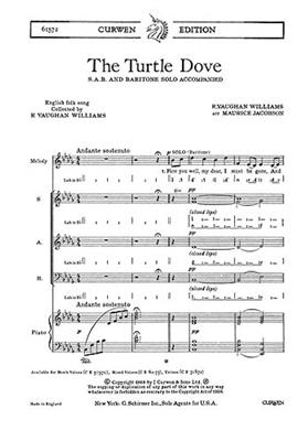 Ralph Vaughan Williams: The Turtle Dove: Chœur Mixte et Piano/Orgue