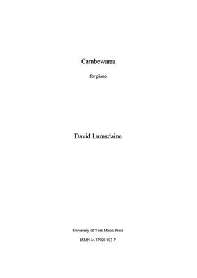 David Lumsdaine: Cambewarra: Solo de Piano
