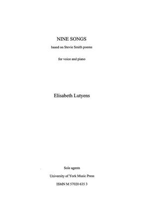 Elisabeth Lutyens: Nine Songs: Chant et Piano