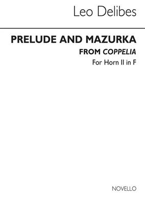 Léo Delibes: Prelude & Mazurka (Cobb) Horn 2: Solo pour Cor Français