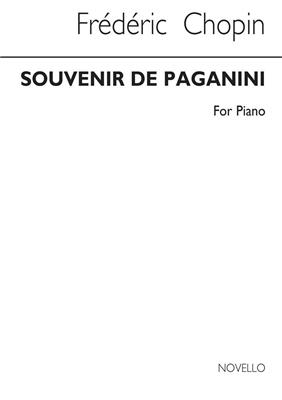 Frédéric Chopin: Souvenir De Paganini: Solo de Piano