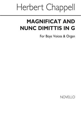 Herbert Chappell: Magnificat And Nunc Dimittis In G: Voix Hautes et Piano/Orgue