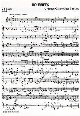 Johann Sebastian Bach: Bourrees: (Arr. Christopher Bunting): Orchestre à Cordes