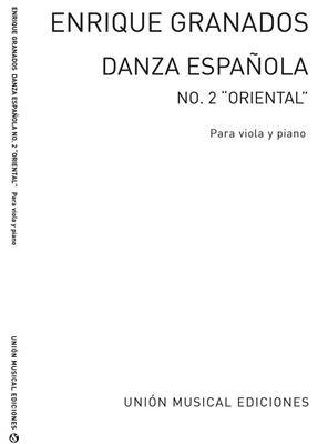 Enrique Granados: Danza Espanola No.2 - Oriental (Viola/Piano): (Arr. J. Amaz): Alto et Accomp.