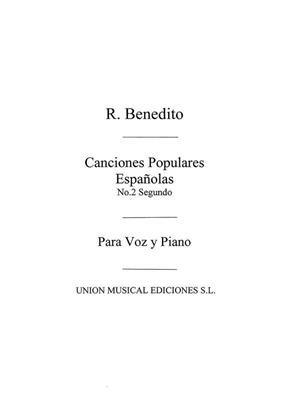 Canciones Pop Espanolas Vol.2: Solo pour Chant