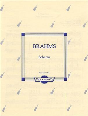 Johannes Brahms: Scherzo: (Arr. Alan H. Arnold): Alto et Accomp.