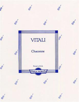 Tomaso Antonio Vitali: Chaconne (Viola/Piano): (Arr. Alan H. Arnold): Alto et Accomp.