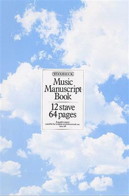 Music Manuscript Book: 12 Stave 64 Pages Spiral: Papier à Musique