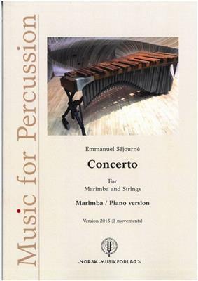 Emmanuel Sejourne: Concerto For Marimba and Strings: Ensemble de Chambre