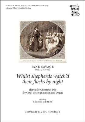 Whilst shepherds watch'd their flocks by night: Chœur Mixte et Piano/Orgue