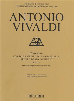 Antonio Vivaldi: Concerto in G Major RV 575 (F. VI No.1): Cordes (Ensemble)