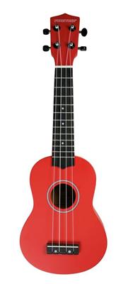 Pure Tone Soprano Ukulele Red Pack KUS15