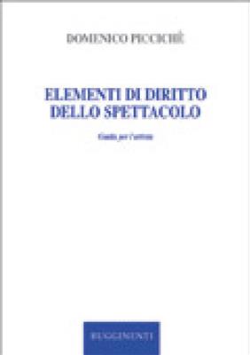 Domenico Picciche: Elementi Di Diritto Dello Spet