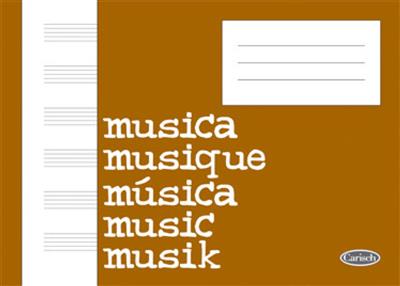 Quaderno Di Musica (Block, Cahier De Musique): Papier à Musique