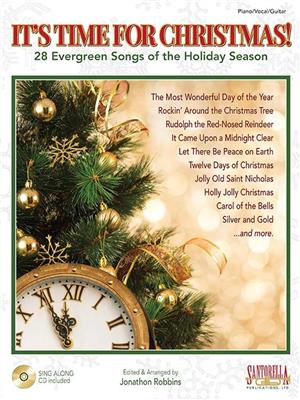 It's Time For Christmas: (Arr. Jonathon Robbins): Piano, Voix & Guitare