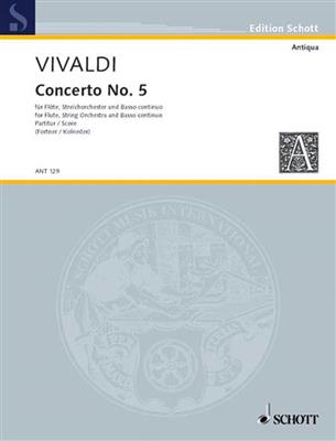 Antonio Vivaldi: Concerto No. 5 op. 10/5 RV 434/PV 262: Orchestre à Cordes et Solo