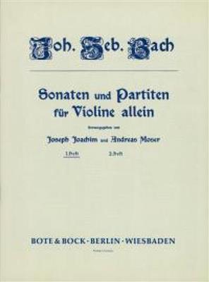 Johann Sebastian Bach: Sonaten Und Partiten Band 1: Solo pour Violons
